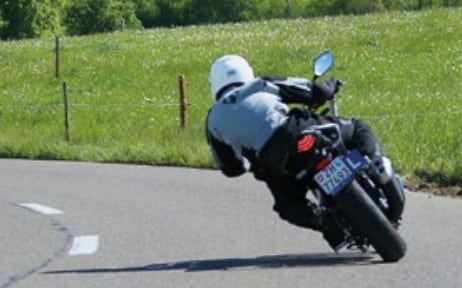 Sitzposition Hanging-Off